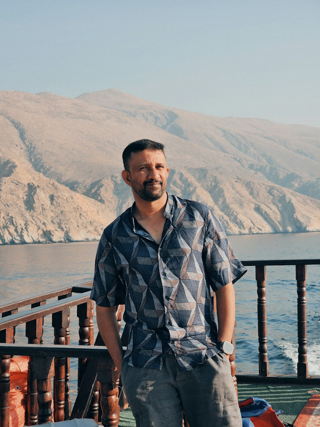 famous actor on vacation