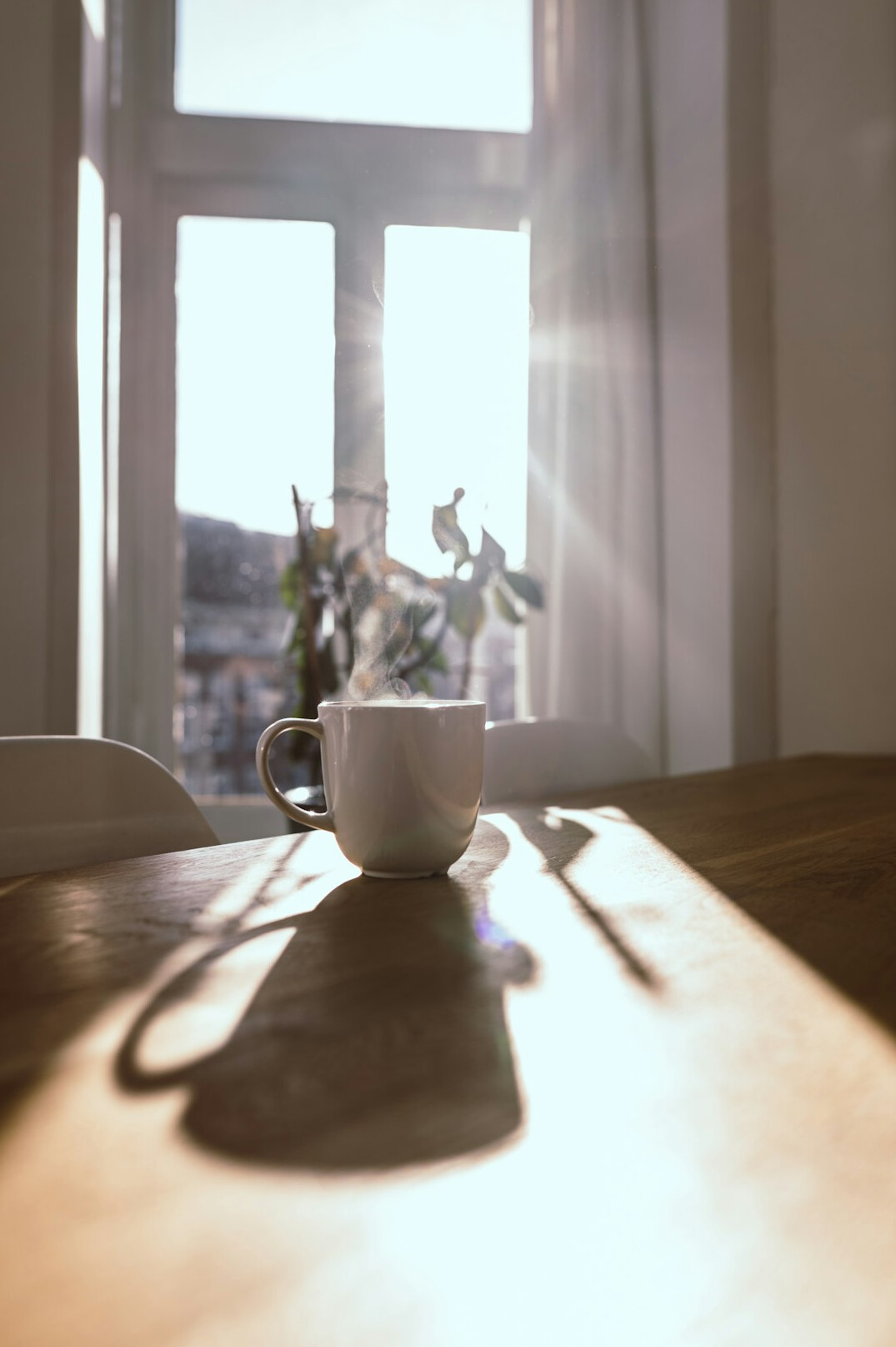 breakfast cafe table