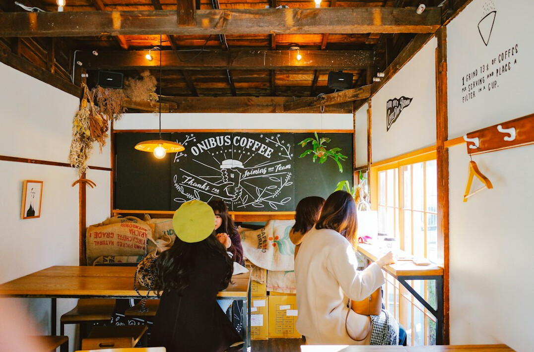 cozy cafe interior tokyo