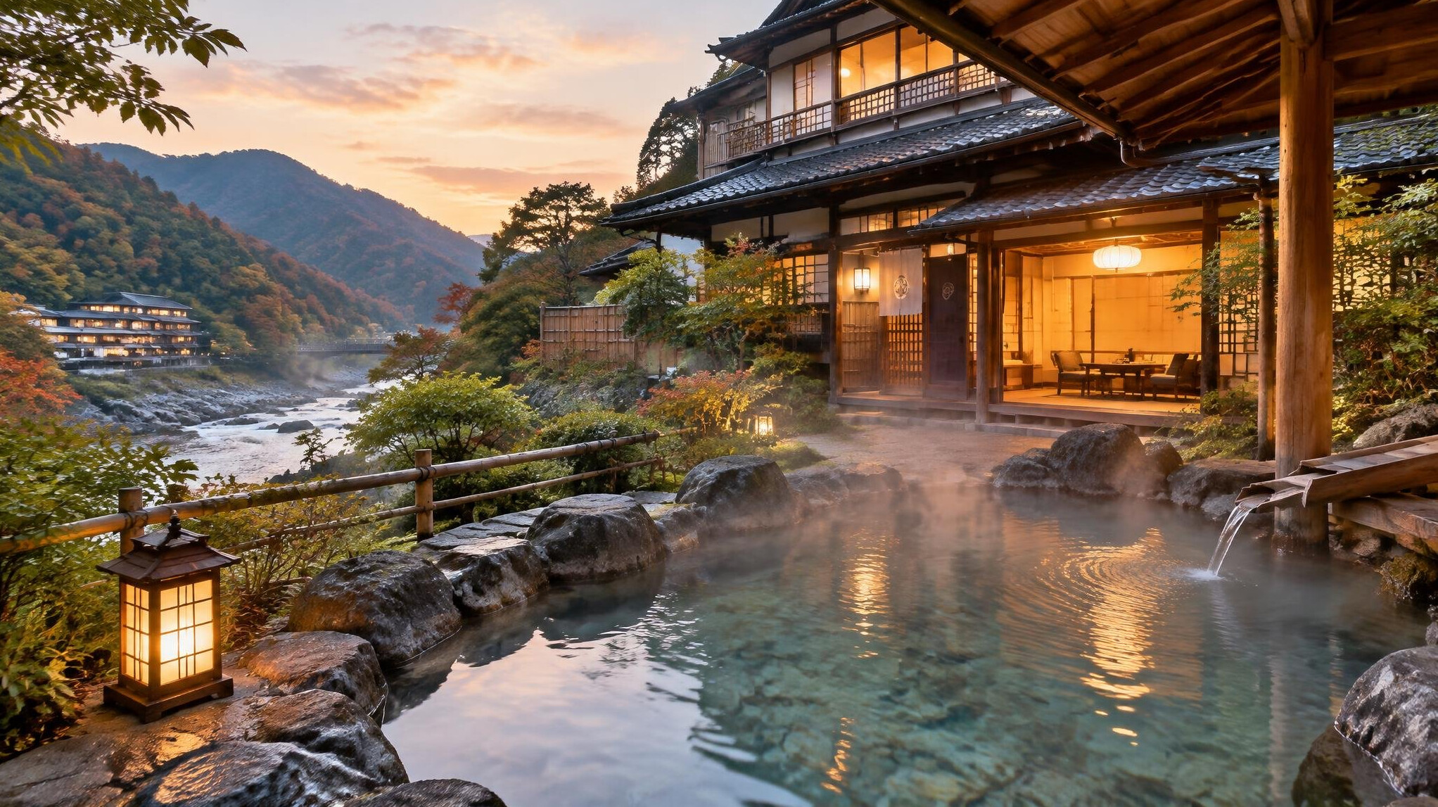japanese onsen ryokan exterior